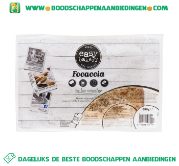 Easy Bakery Focaccia aanbieding