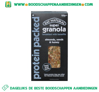 Granola protein packed aanbieding