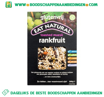 Rankfruit glutenvrij aanbieding