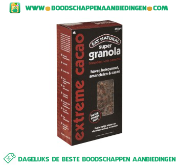 Eat Natural Super granola extreme cacao aanbieding