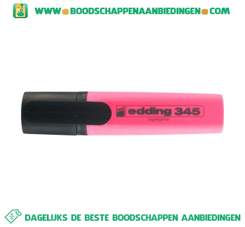 Edding Fluor marker roze aanbieding