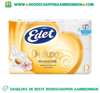 Edet Toiletpapier almond milk aanbieding