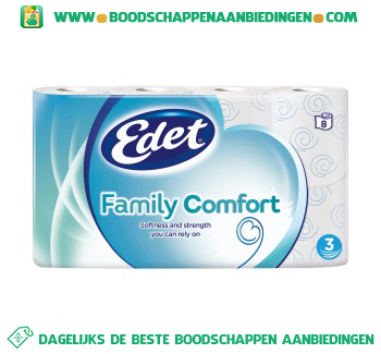 Edet Toiletpapier family aanbieding