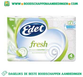 Edet Toiletpapier fresh aanbieding