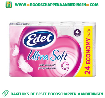 Edet Ultra soft toiletpapier aanbieding