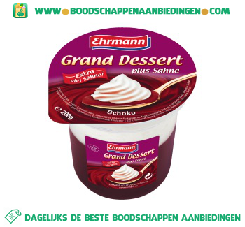 Grand dessert chocolade aanbieding