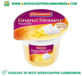 Grand dessert vanille aanbieding