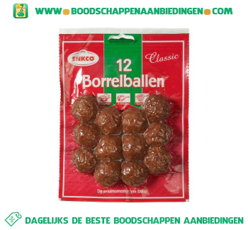 Enkco Borrelballen aanbieding