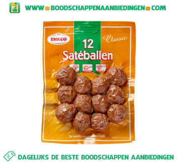 Satéballen aanbieding