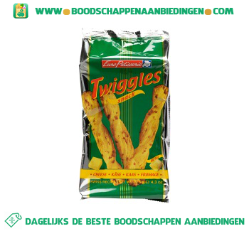 Twiggles snack kaas aanbieding