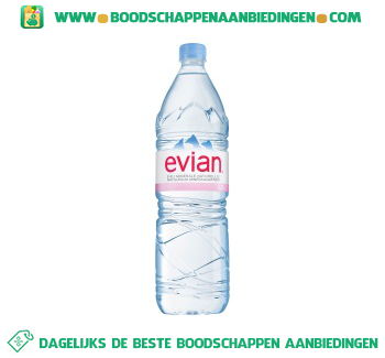 Evian Mineraalwater aanbieding