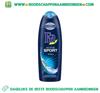 Shower gel active sport for men aanbieding