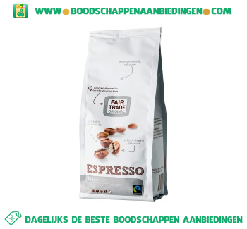 Fair Trade Original Espressobonen aanbieding