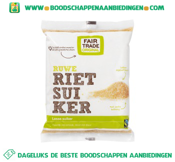 Fair Trade Original Rietsuiker aanbieding