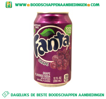 Fanta Grape aanbieding