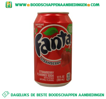 Fanta Strawberry aanbieding