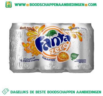 Fanta Zero 6-pak aanbieding