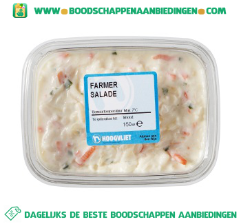 Farmer salade aanbieding