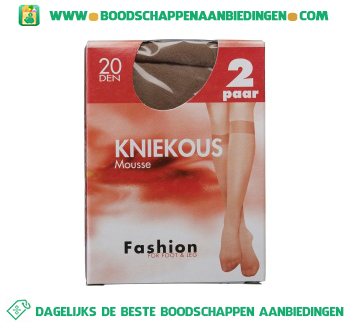 Fashion Kniekous mousse sky 20 den aanbieding