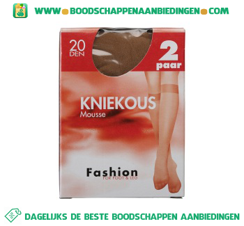 Fashion Kniekous mousse win 20 den aanbieding