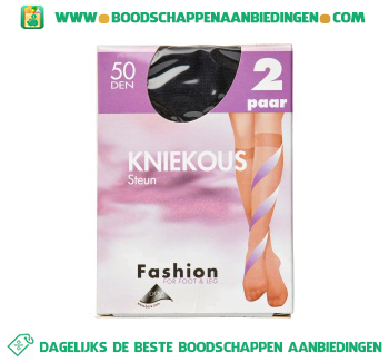 Kniekous steun black 40 den aanbieding