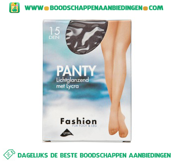 Panty lichtglans 44/48 15 den aanbieding