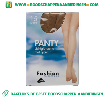 Fashion Panty lichtglans naturel 40/44 15 den aanbieding