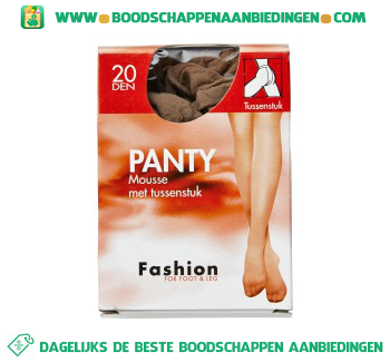 Panty mousse tst 48/52 20 den aanbieding