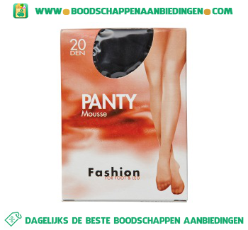 Panty mousse zwt 40/44 20 den aanbieding