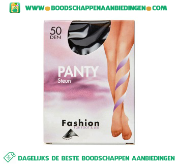 Fashion Panty steun 44/48 black 40 den aanbieding