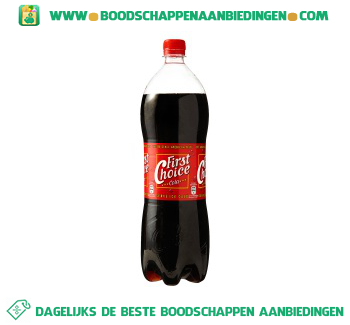 First Choice Cola regular aanbieding