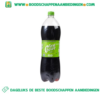 First Choice Cola stevia aanbieding