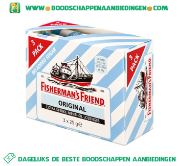 Fisherman`s Friend Original geen suiker toegevoegd aanbieding