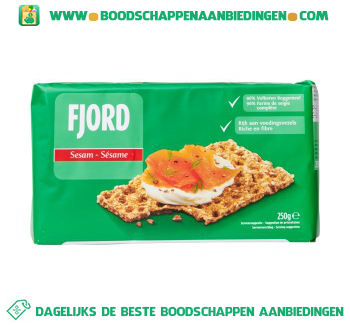 Fjord Knäckebröd sesam aanbieding