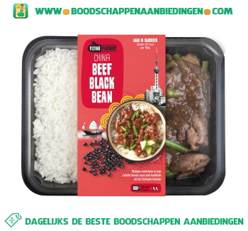 Flying Beef black bean aanbieding