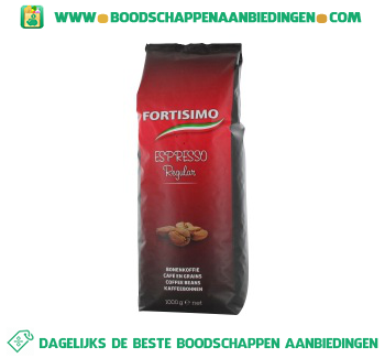 Fortisimo Espressobonen regular aanbieding