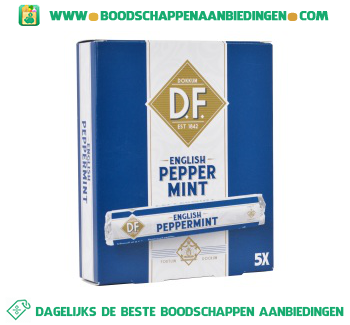 D.F. peppermunt aanbieding