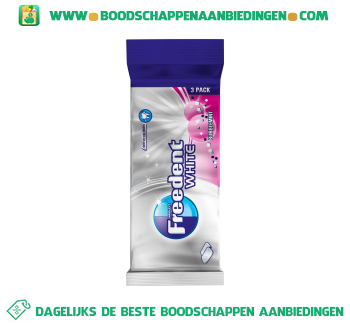 White bubblemint aanbieding