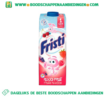 Fristi Rood fruit aanbieding