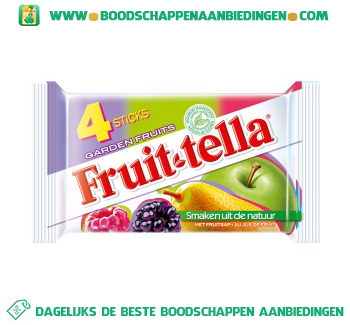 Fruittella Garden fruits aanbieding