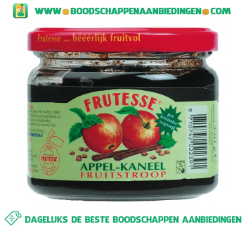 Frutesse Appel-kaneel fruitstroop aanbieding