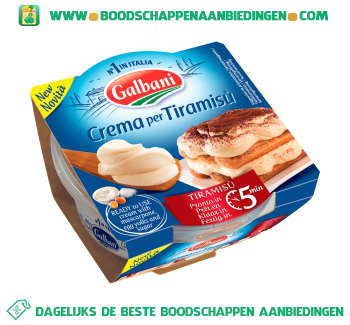 Galbani Crema per tiramisu aanbieding