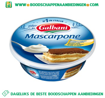 Galbani Mascarpone aanbieding