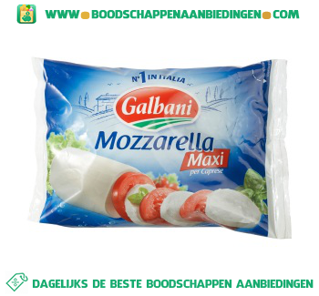 Mozzarella maxi aanbieding