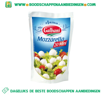 Galbani Mozzarella mini aanbieding