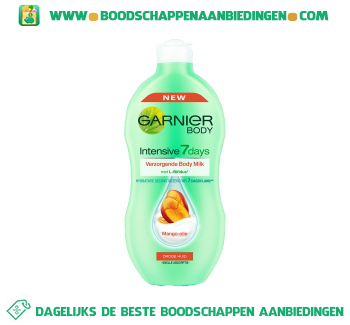 Garnier Intensive 7days body milk mango aanbieding