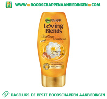 Conditioner argan en camelia aanbieding