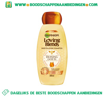 Garnier Loving Blends Shampoo honing en bijenbalsem aanbieding