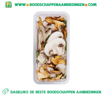 Gesneden mix champignons aanbieding