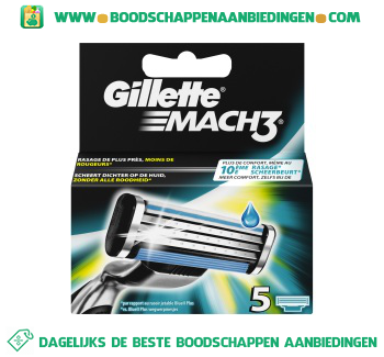 Gillette Mach3 scheermesjes aanbieding